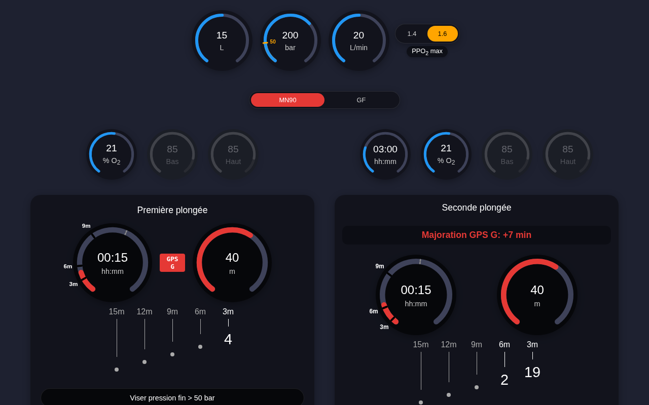 Desktop dark mode view